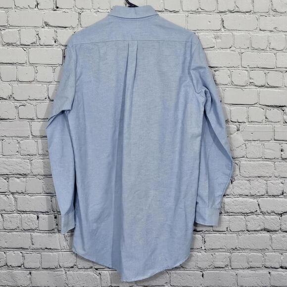 2/$20 Park Street by Unifirst Light Blue Button-Down Shirt Size 16.5-36 (L) - Picture 2 of 5